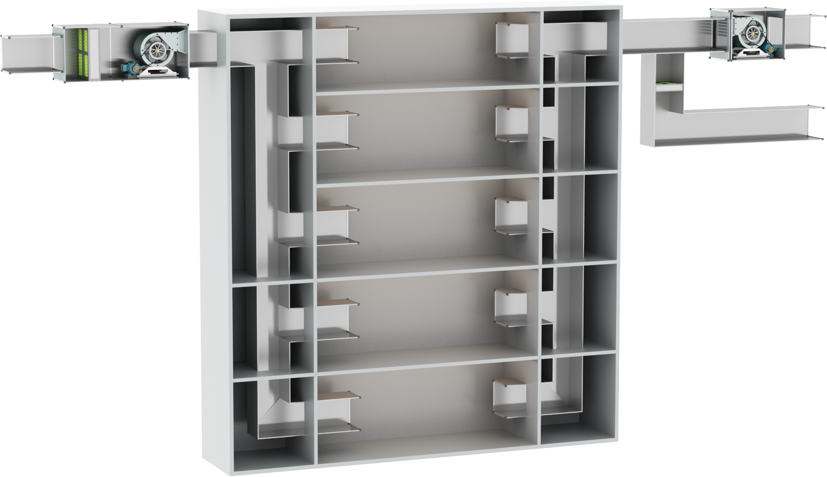 BMS graphics example: Kitchen extract fan 1